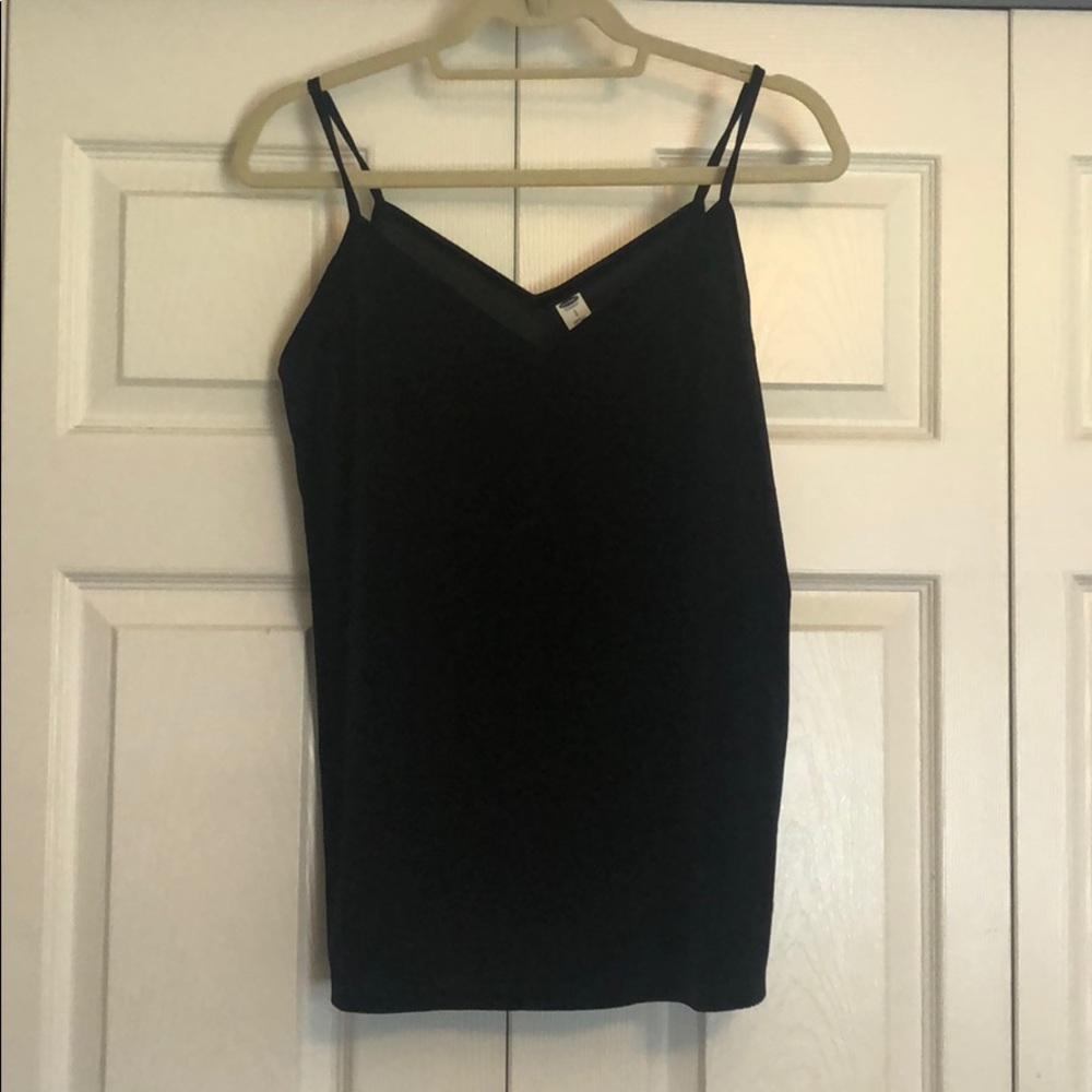 Old Navy Black Velvet Tank